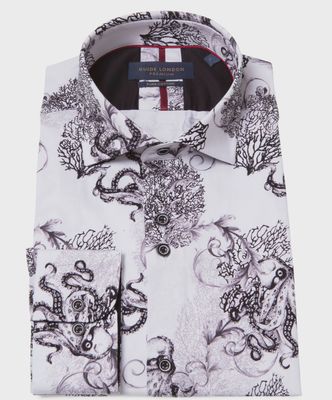 LS77046 GUIDE LS SHIRT WHITE/BLK