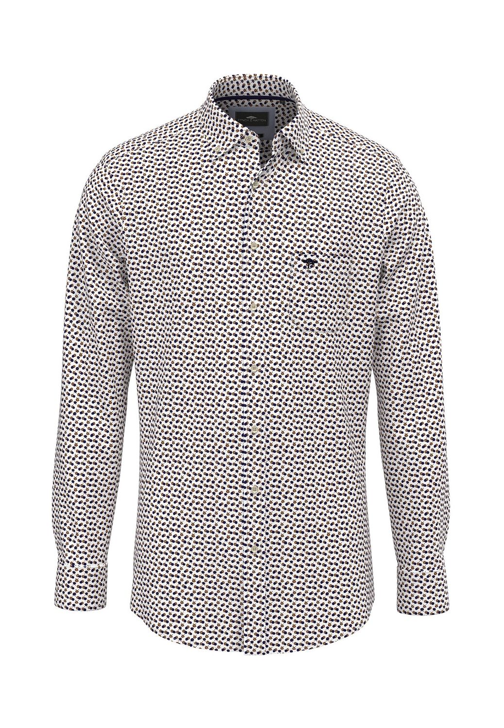 1410 8110 FYNCH HATTON SHIRT COL 802 GRAPHIC PRINT