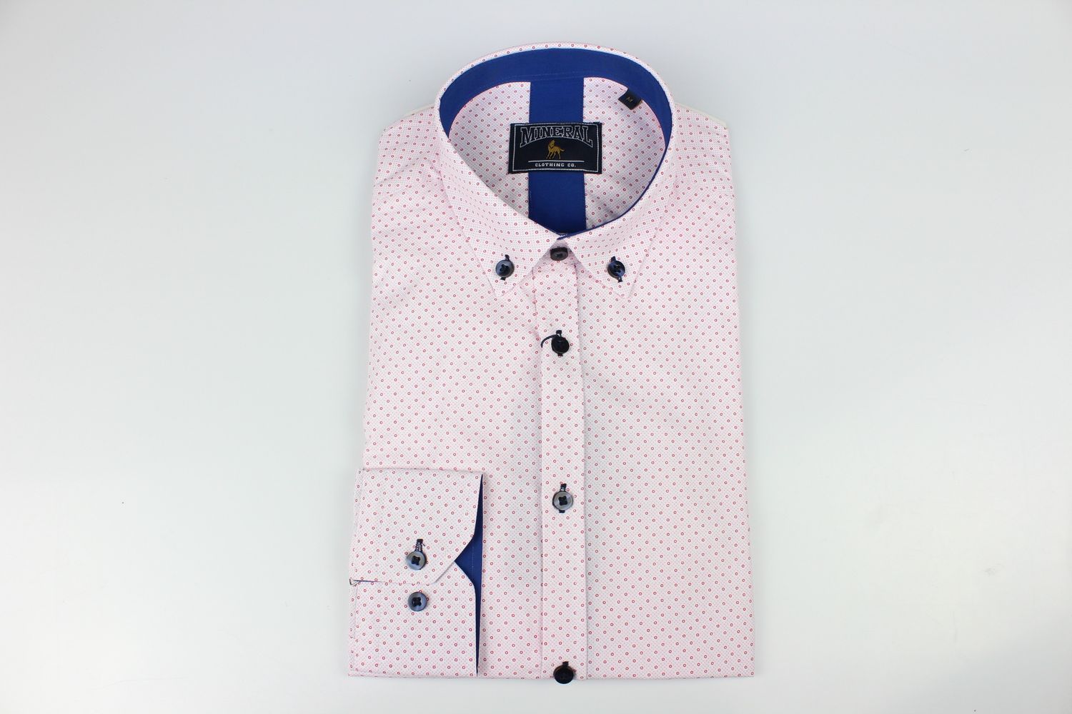 ML252238 KAZAR LS PRINT SHIRT PINK