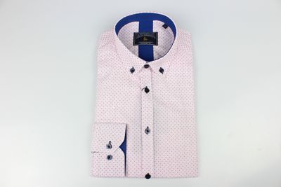 ML252238 KAZAR LS PRINT SHIRT PINK