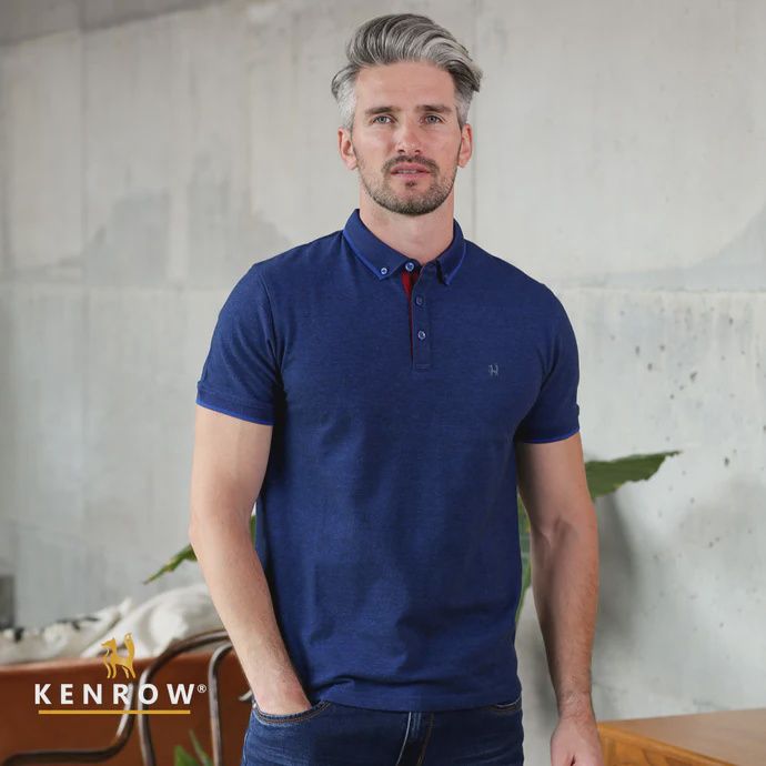 KR703212 PEDRO POLO BLUE BIRDSEYE