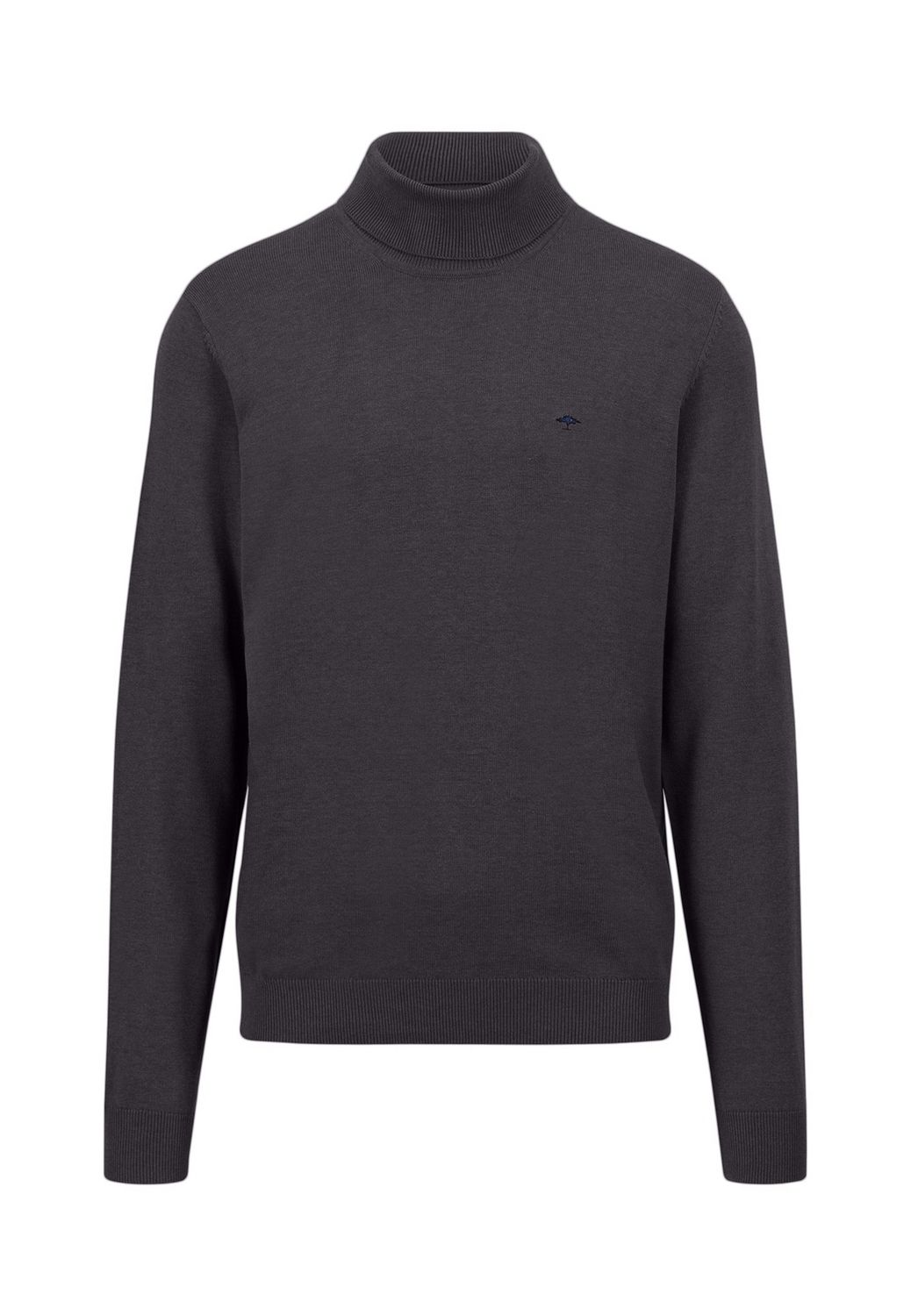 1414 217 FYNCH HATTON ROLLNECK KNITWEAR COL 998 CHARCOAL