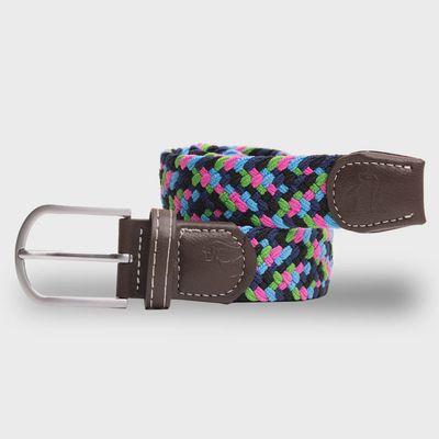 SWOLE PANDA SP RWB 60 NEON  ZIGZAG WOVEN BELT