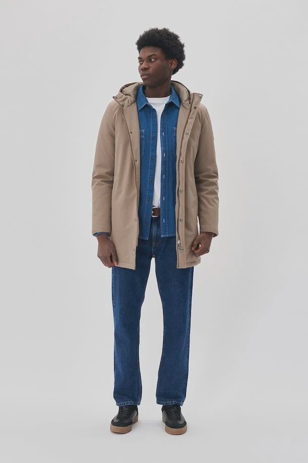 MADESTON N OVERCOAT 30205571 181112 WALNUT