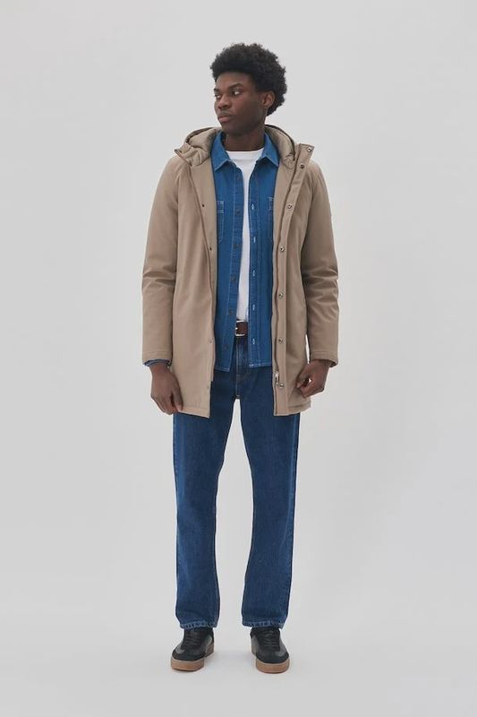 MADESTON N OVERCOAT 30205571 181112 WALNUT