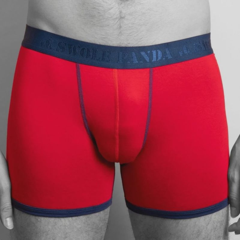 SWOLE PANDA BOXERS TWIN PACK  X LARGE SP UN TWIN 14 XL RED/HEART