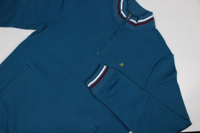 ML301582 TOPRAK 1/4 ZIP FLEECE TEAL