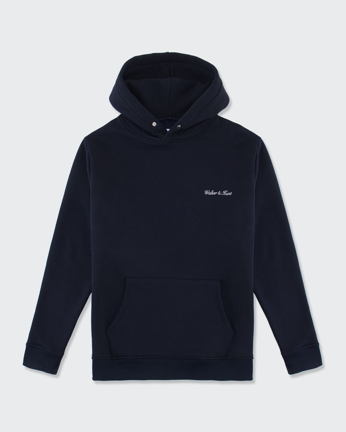 WALKER &amp; HUNT SCRIPT HOODIE NAVY