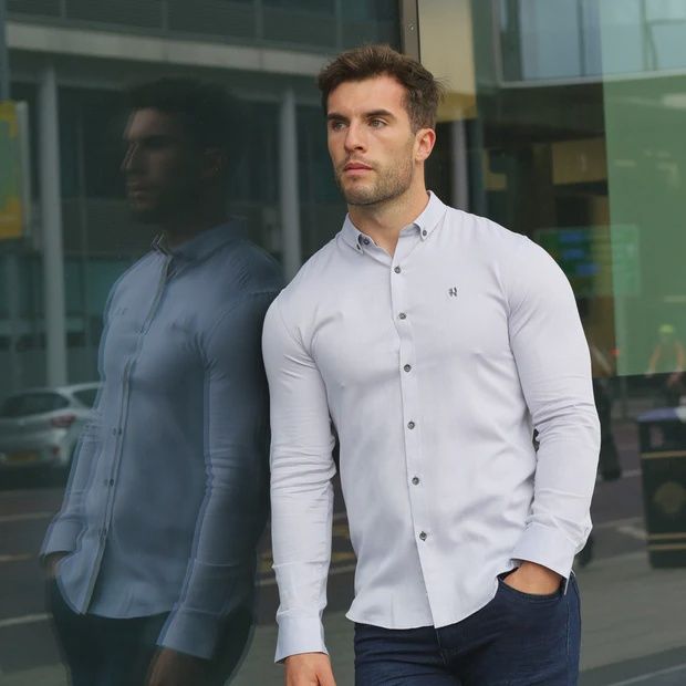 KR5 10009 NATHAN SHIRT GREY