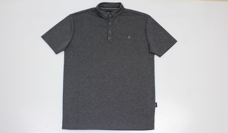 RESHMI SS PIQUE POLO ML211429 CHARCOAL
