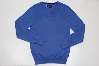 WAVERLEY CREW RIB KNIT MID BLUE