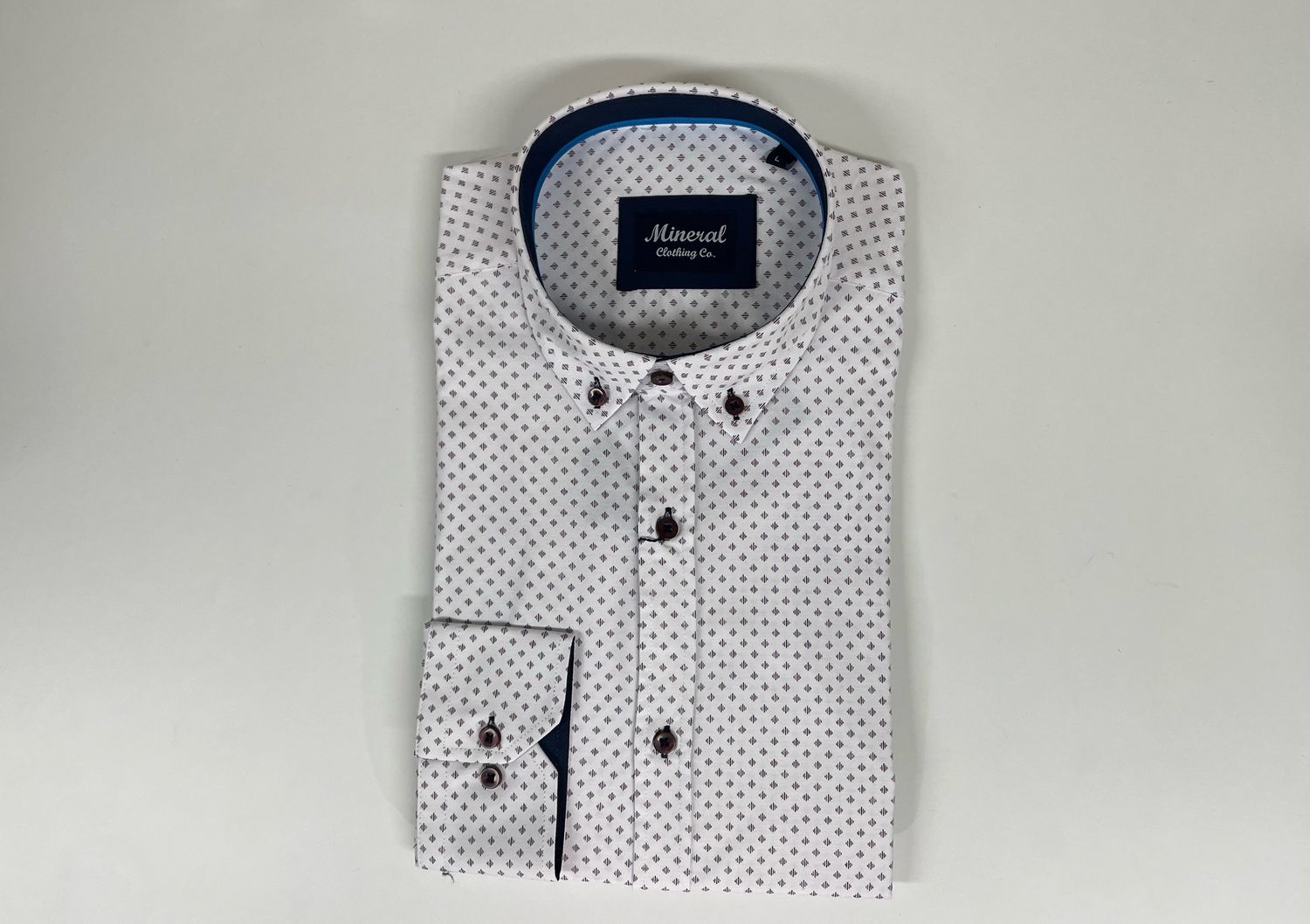 JAGGER LS SHIRT WHITE RED ML252208