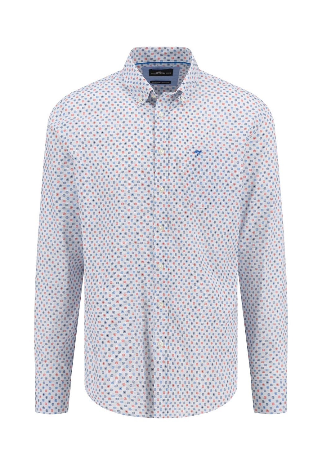 1412 5160 FYNCH HATTON SHIRT COL 628 STRONG BLUE