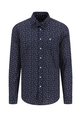 1411 5090 FYNCH HATTON CHRISTMAS SHIRTS COL  690 NAVY
