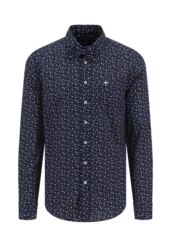 1411 5090 FYNCH HATTON CHRISTMAS SHIRTS COL  690 NAVY