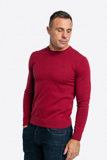 SEA EAGLES O NECK KNIT MERLOT