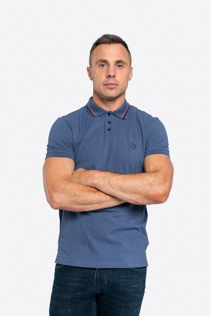 INVINCIBLES  POLO PIGEON BLUE