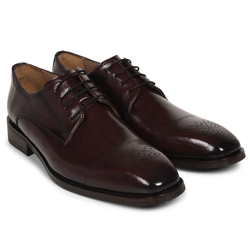 LOUIS SHOE BENETTI BURGUNDY