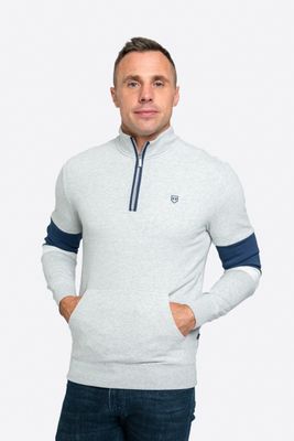 DUNEDIN BEAR  1/4 ZIP STEEL PATCH