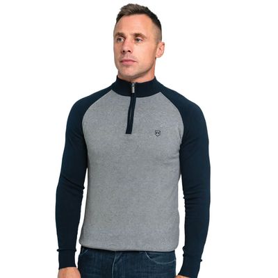 WINTERVELDT 1/4 ZIP CLASSIC STEEL