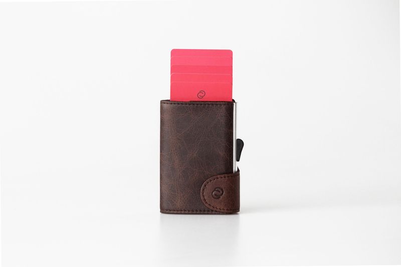 RFID SECURE WALLET BROWN 2004