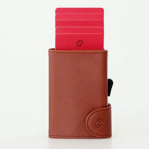 RFID SECURE WALLET, CS LEATHER WALLET 1732 LIGHT BROWN