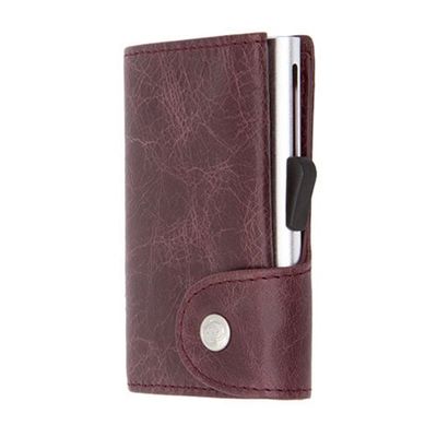 RFID SECURE WALLET, CS VINTAGE LEATHER BORDEAUX 2005
