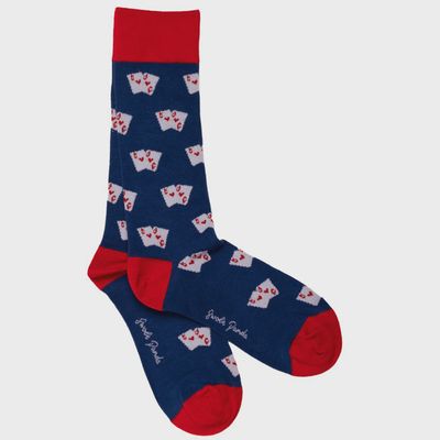 SWOLE PANDA SOCKS SP448 PLAYING CARDS SOCKS