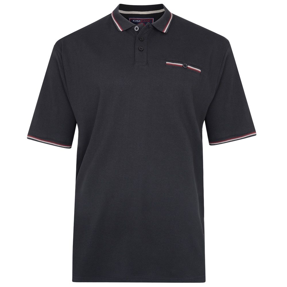 5291 Dobby waffle weave polo