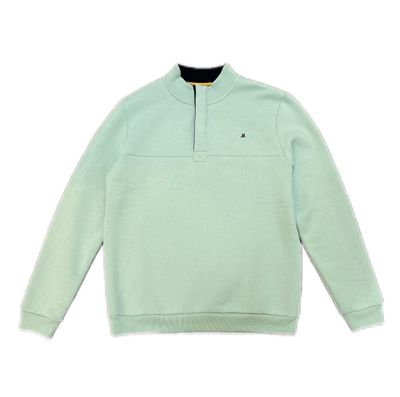ML301581 RIDLEY 1/4 ZIP FUNNEL NECK  BIRDS EGG