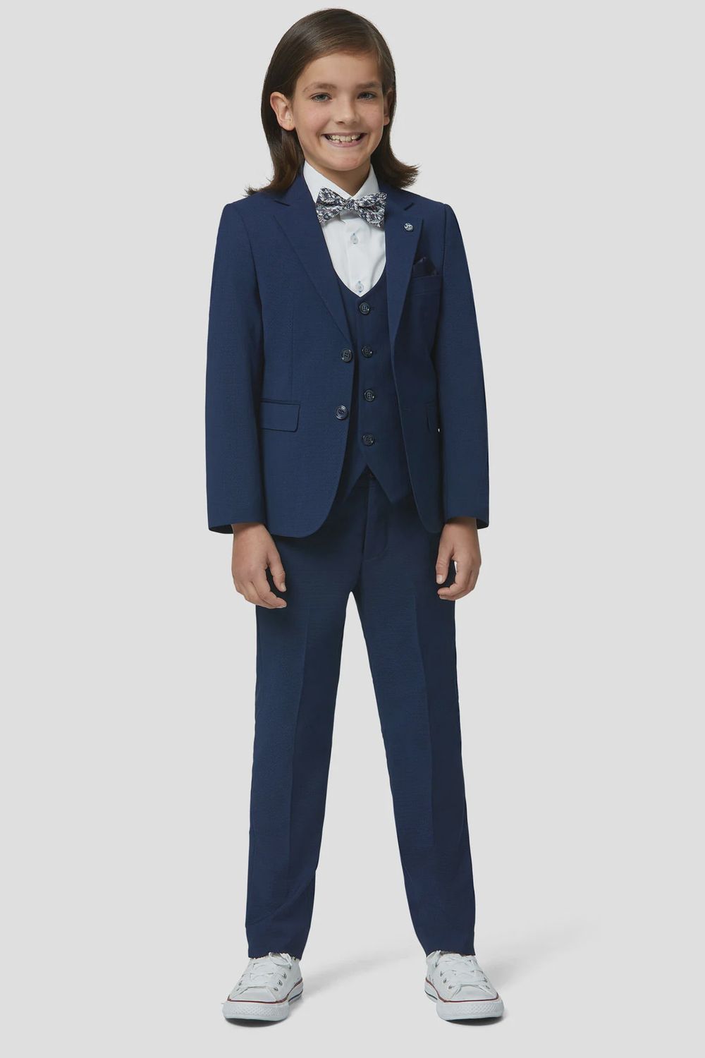 BOYS PETER M&amp;M SUIT 2PC  PETROL