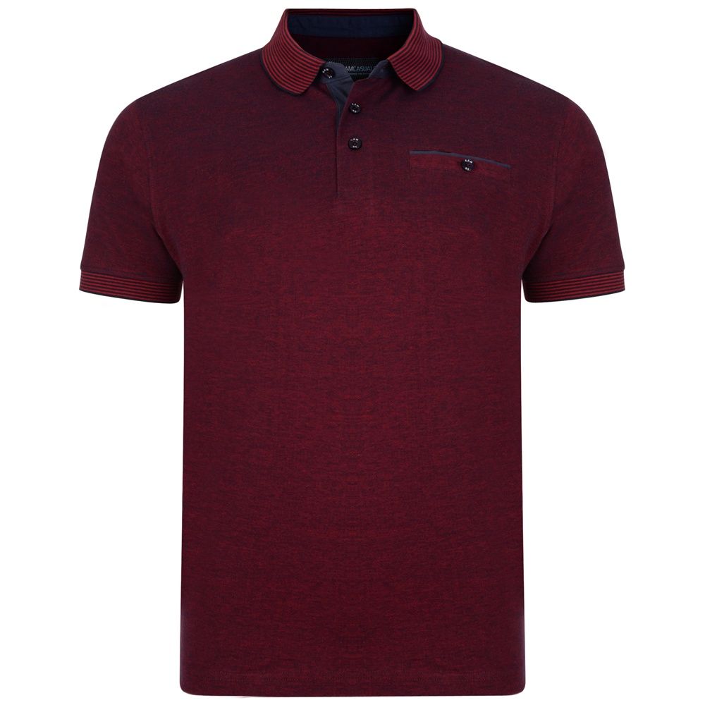 Melange Two-Tone Polo
