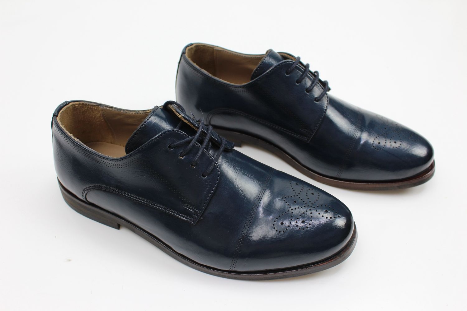 BOYS LOUIS SHOE NAVY