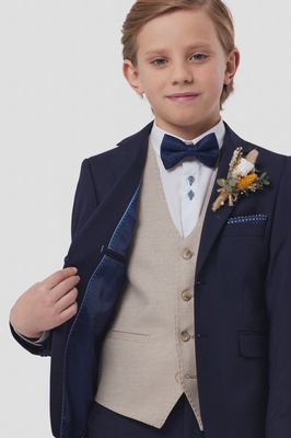 BOYS ALBERT WAISTCOAT STONE