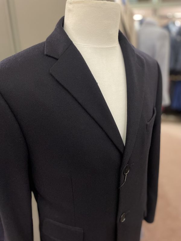 TB280OSN/170 TED BAKER PREMIUM NAVY MELTON SLIM OVERCOAT
