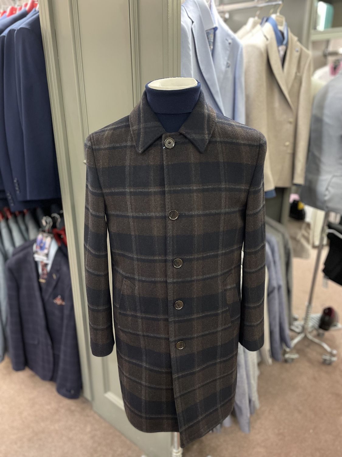GUIDE OVERCOAT CT1062 COFFEE