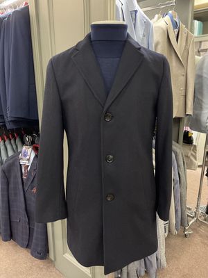 DUFFEL AND RUMS OVERCOAT FISICHELLA 32657/23020 COL 300 NAVY
