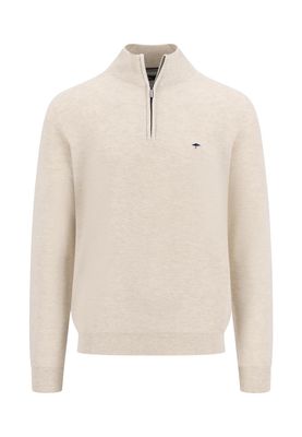 1513 222 FYNCH HATTON 1/4 ZIP KNIT COL 824 NEW OFFWHITE