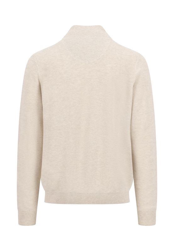 1513 222 FYNCH HATTON 1/4 ZIP KNIT COL 824 NEW OFFWHITE