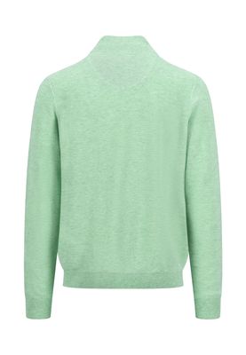 1513 222 FYNCH HATTON 1/4 ZIP KNIT COL 722 TURF GREEN