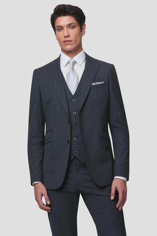 JONNY REGENCY COMFORT 3PC SUIT CHARCOAL