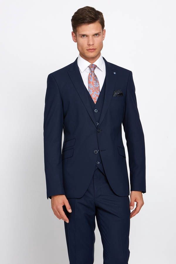 JONNY REGENCY TAILORED 2PC SUIT NAVY