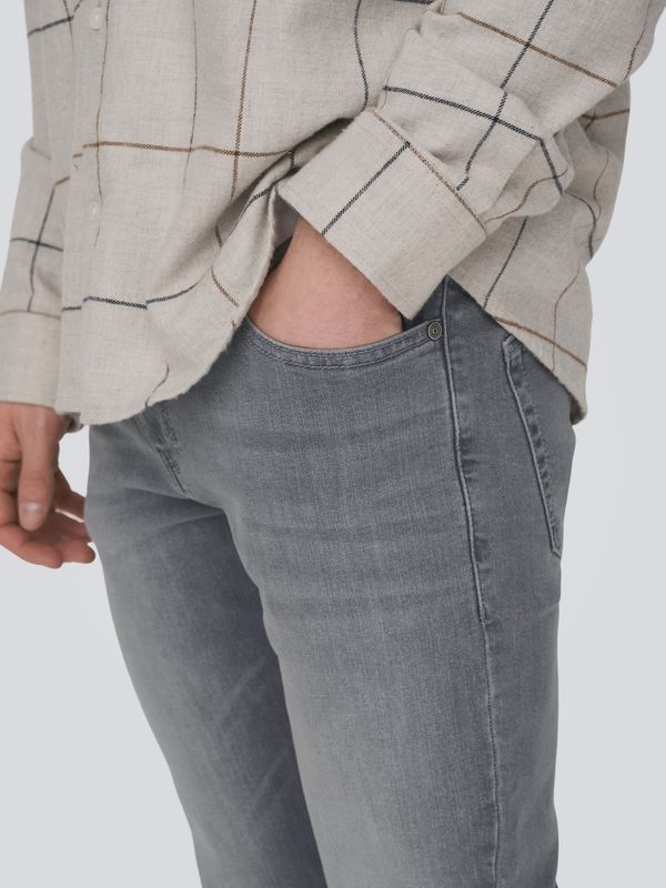 ONSLOOM SLIM LMG 8265 MAT DNM LIGHT GREY DENIM 22028265