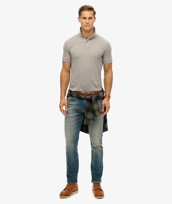 SUPERDRY CITY PIQUE POLO DOVE GREY M1110438A