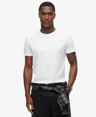 SUPERDRY ESSENTIAL LOGO EMB TEE OPTIC/OPTIC M1011245M