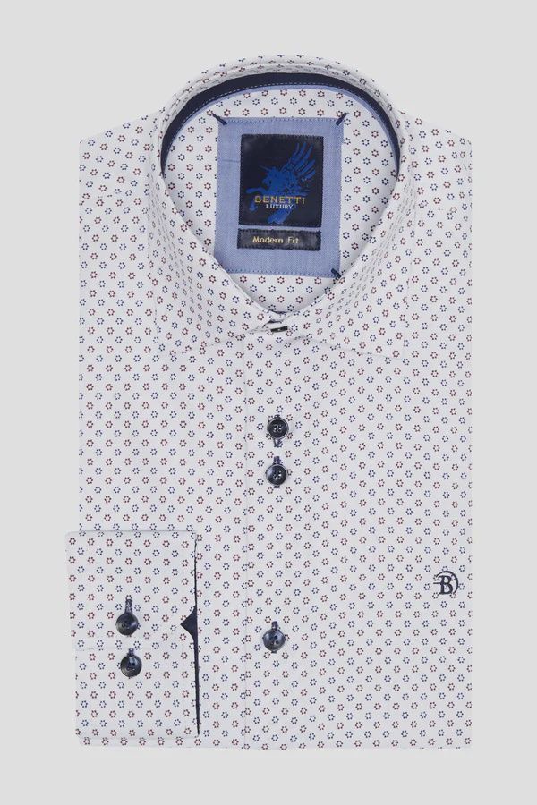 BENETTI  LINCOLN CASUAL SHIRT WINE MF