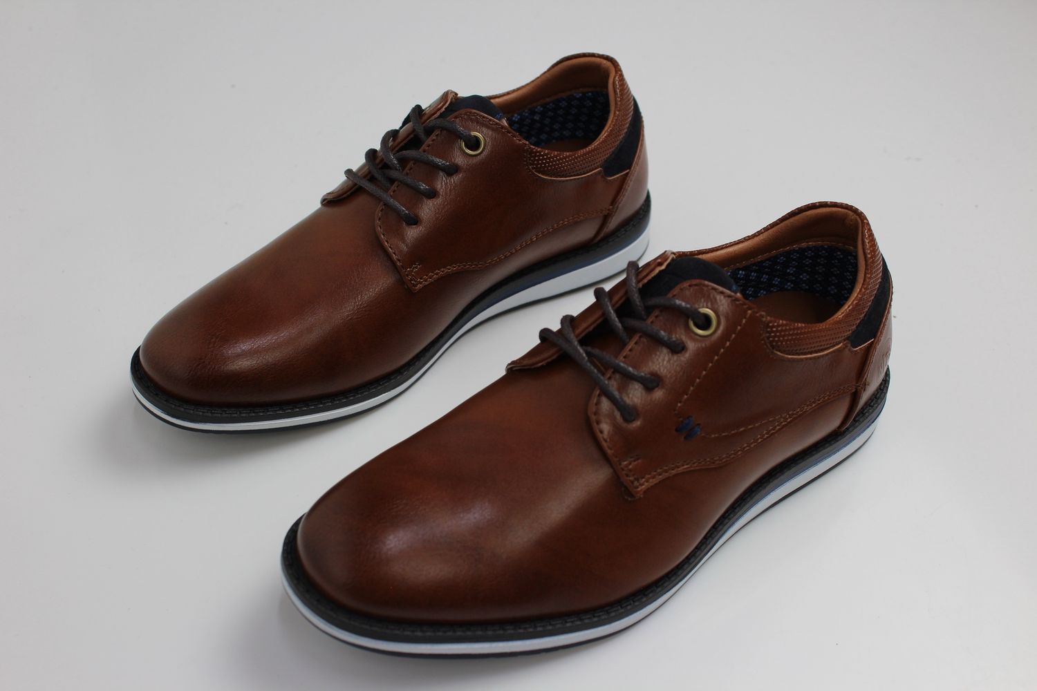 NTY508B BOYS CASUAL TIE SHOE TAN PU