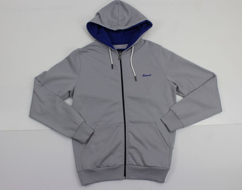 ML301545 ABRAHAM FULL ZIP HOOD SILVER GREY
