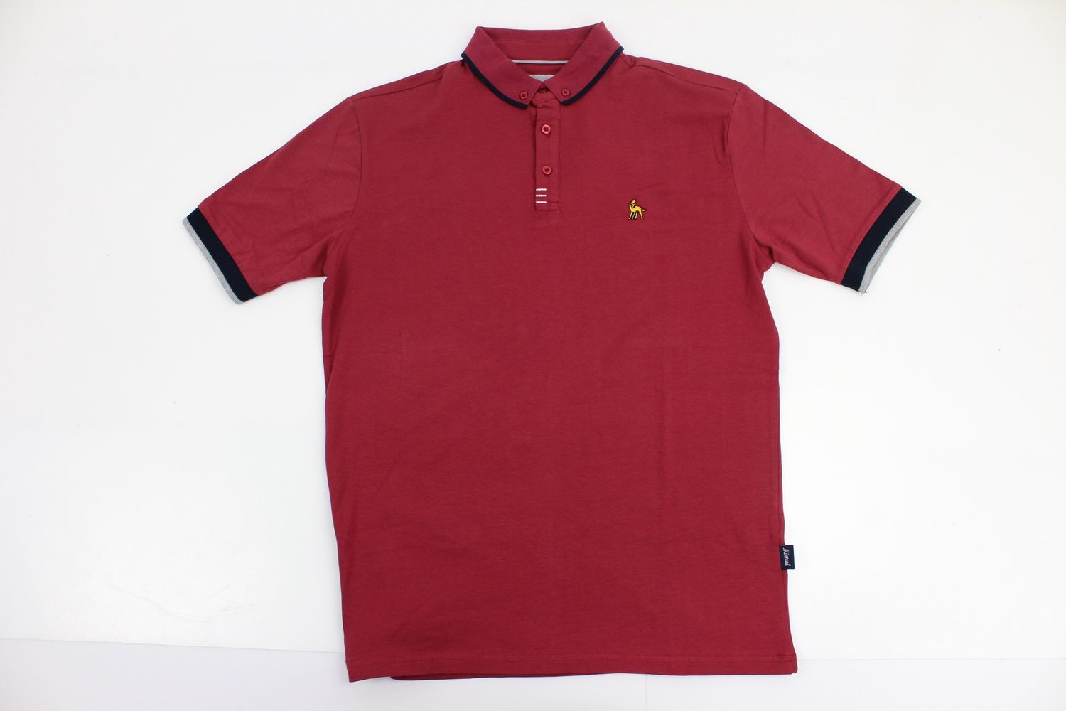 MARACA STRETCH SS POLO, Size: S, Colour: BURGUNDY