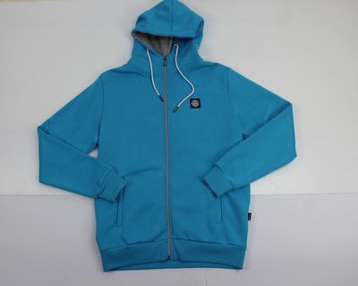 CHATHAM FULL ZIP 300GRM FLEECE HOOD ML301373 TURQUOISE